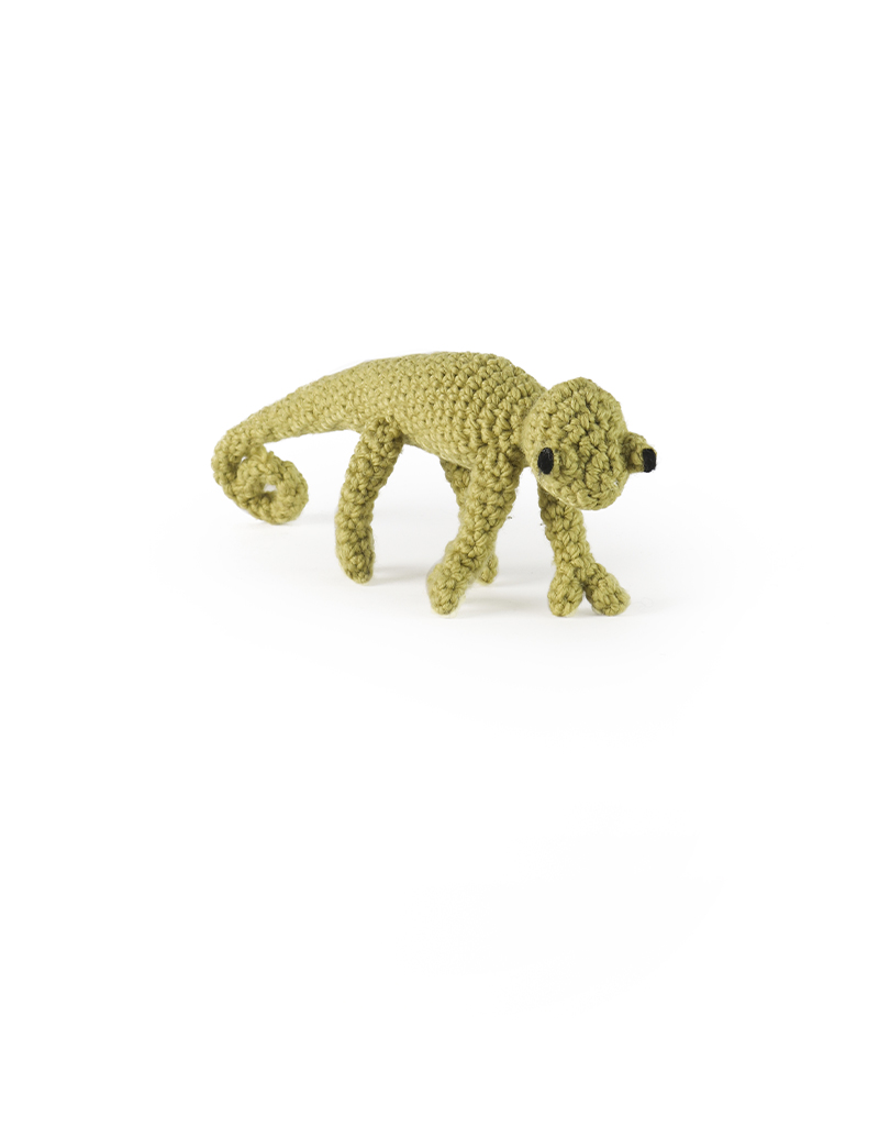 toft ed's animal mini leanne the chameleon amigurumi crochet